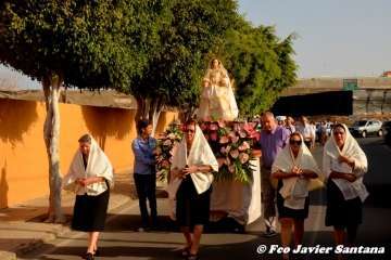 El Caracol despide sus fiestas con procesión y espectáculo musical (Foto Francisco Javier Santana)